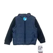 Swiss Alps Black Gray Boys Water Wind Resistant Jacket Coat Size 4 NWT