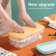 Ice Cube Maker Ice Mould Box Double Layer Creative Ice Storage Box Quick weCsQ