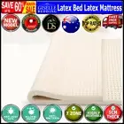 Latex Bed Latex Mattress Natural Topper 7 Zone Pure Underlay Double 5cm
