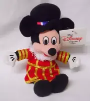 The Disney Store England Beefeater Mickey Mouse Mini Bean Bag-Beanie