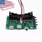 PAM8403 5W+5W Stereo Bluetooth Audio Receiver Amplifier 18650 Charger Module