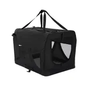 Paw Mate Black Portable Soft Dog Cage Crate Carrier XXXL