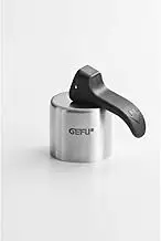 GEFU Botelo Bottle Stopper, Silver/Black, 12498