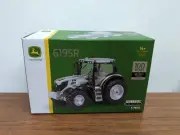 1/32 Ertl Toy John Deere 6195R 100 Years Prestige Silver Edition Tractor