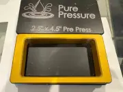 PURE PRESSURE BRAND PRE PRESS MOLD 2.5"X 4.5" 100% ALUMINUM USA MADE