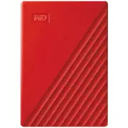 WD 5TB My Passport Portable Hard Drive Red