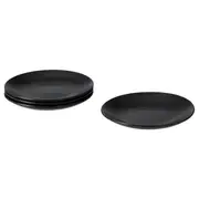 FÄRGKLAR side plate, matt dark grey, 20 cm