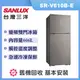 【SANLUX 台灣三洋】606公升 變頻雙門電冰箱 (SR-V610B)