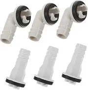 Pcs Ac Drain Hose Elbow Connector Ac Window Kit Drainage Pipe Kit for Outdoor Units