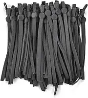 Small Elastic Rope 50/100Pcs Flat Mask Elastic Band Rubber Rope Ear Hanging Rope Adjustable DIY Soft Multicolor Elastic Sewing Craft Accessories Elastic Rope for Fitness (Color : Grey, Size : 100pcs