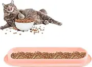 15° Tilted Cat Bowls - Leakproof Elevated Pet Food & Water Dishes | Ergonomic Design for Healthy Eating & Digestion | Anti-Spill Dog/Cat Feeder Bowls with Non-Slip Base (Set of 2)