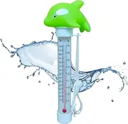 Floating Pool Temperature Test | Cartoon Pools Water Temperature Tester | Shatter Resistant Easy Read Ponds Equipments with String for Spas Aquarium