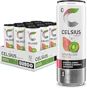 Celsius Sparkling Kiwi Guava Fitness Drink 12 x 355mL Cans