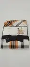 Chef Apron Plaid Orange Black White By Threshold New Gift Cotton Tie Back Adult