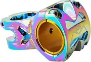 Colorful Lightweight Aluminium Alloy Bike Handlebar Stem Riser for Highway and Mountain Cycling Shock Resistant Electroplated Finish Wear Resistant Design
