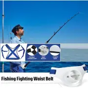 Fishing Belt Rod Holder Fishing Fighting Waist Belt Fishing Vest Back Harnesses