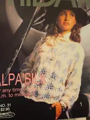 Phildar Knitting Pattern Leaflet 31 Alpasilk 4 Designs
