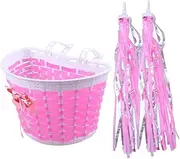 POPETPOP 1 Set Bike Streamers Kit of Tassel Ribbons for Scooter Handlebar Present for Stylish Bike Basket Accessories