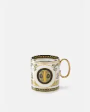 Versace Rosenthal Virtus Alphabet Mug Letter O Medusa Barocco cup NEW IN BOX