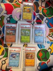 2023 McDonalds Pokemon Graded Sequential Holo Set PSA 8 to 9 Pikachu Fuecoco LOT