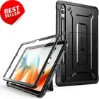 Rugged Black Case for Samsung Galaxy Tab S9 plus 12.4" with Screen Protector