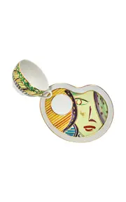 [Tania Bulhoes] Tea Cup & Petit Four Portrait (Set Of Two)