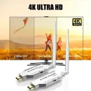 50m 4K Wireless HDMI Transmitter and Receiver HDMI Extender Audio Video Adapter
