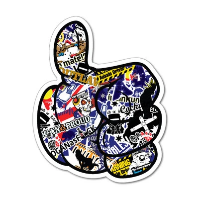 Thumbs Up Australia Bomb Sticker Aussie Car Flag 4x4 Funny Ute #5424EN
