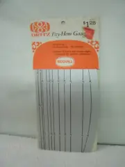 Dritz--EZY-HEM GUAGE--Scovill--Instructions--New-Pkg