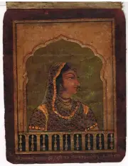 Painting Of Maharani Moghni Devi - Rajput Queen Of Bundi Raaj 6.5x8.5 Inches