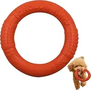 1 Pc Dog Chew Rings - Dog Fetch Toy | Fun Bite-Resistant Dog Flying Ring Toys Tug of War Dog Toy, Interactive Dog Pool Toys Dog Ring for Outdoor Aggressive Chewers Small Medium Large Dogs
