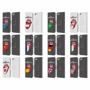 THE ROLLING STONES LICKS 1 LEATHER BOOK WALLET CASE FOR APPLE iPOD TOUCH MP3