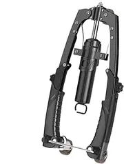 Chest Exerciser for Men,Forearm Enhanced Exercise Strengthener | Adjustable 22-440 Lbs Hydraulic Resistance, Home Chest Expander Abdominal Wheel for Home Upper Body Training