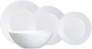 [Luminarc] Harena Dinnerware Plates and Dishes 19 PIEZAS White