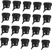 20Pcs Wire Strain Relief Grommet Round Cable Wire Protector Bushing for Power Cords and Flexible Strain Relief Bushings for Wire Management