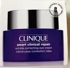 Clinique SMART Clinical Repair Wrinkle Correcting Eye Cream 0.5oz New