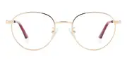 Polaroid PLD D522/G Asian Fit DDB Men's Glasses Gold Size 49 - Private Health Rebate - Blue Light Block Available