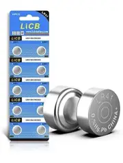 LiCB 10Pack LR41 AG3 392 384 192 Battery 1.5V Button Coin Cell Batteries