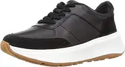[FitFlop] F-Mode Leather Suede Flatform Sneakers Women's Oxford