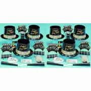 PMU New Year’s Eve Party Supplies Gold Illusion Party Assortment for “10” Pkg/1