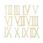 Craft Pieces Home Decorations Clock Accessories Wooden Roman Numerals Wood Chip