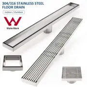 Brushed Tile Insert / Strip / Square Shower Grate Drain Floor Drain Linear Waste
