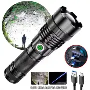 1200 Lumens Super Bright LED Tactical Flashlight Rechargeable LED Work Light