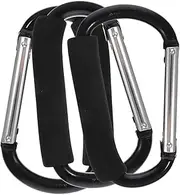 BESPORTBLE 3Pcs Practical Stroller Hooks Lightweight Portable for Hanging Bags Shopping and Diaper Bags for Strollers Carts and Wheelchairs