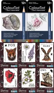Crafters Companion Spectrum Noir Colourtint Tinted Graphite Pencils or Stamps