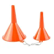 (2 Piece) ASR Outdoor Plastic Funnel Set with Key Chains for Camping Hiking
