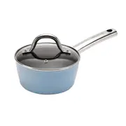 Wiltshire Easycook Blue Non-Stick Glass Lid Kitchen Stove Saucepan 16cm