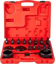 VEVOR FWD Front Wheel Drive Bearing Adapters Puller, 23 PCS, 45# Steel Press Replacement Installer Removal Tools Kit, Wheel Bearing Puller Tool Works on Most FWD Cars & Light Trucks