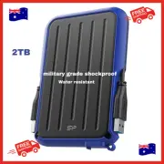 Silicon Power Armor A66 2TB Rugged External Hard Drive Military-Grade Shockproof