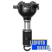 Leofoto YB-75LRC Leveling Head with Handle for 75mm Bowl/Arca+Picatinny